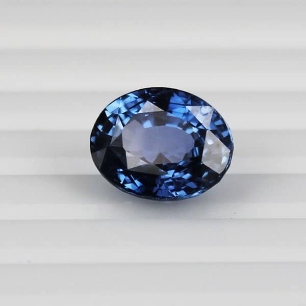 GRS Certified 10.03 carats Unheated & Untreated Violetish-Blue Sapphire ...