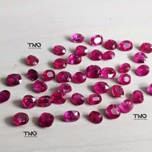 Unheated Burma (Myanmar) Average 1 carat Ruby Lot
